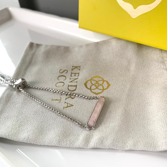 NWT Kendra Scott Rhodium plated slider bracelet - Picture 3 of 5